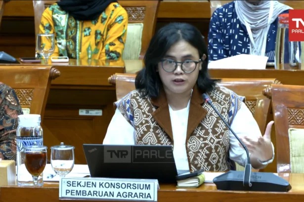 Sekjen Konsorsium Pembaruan Agraria (KPA) Dewi Kartika.