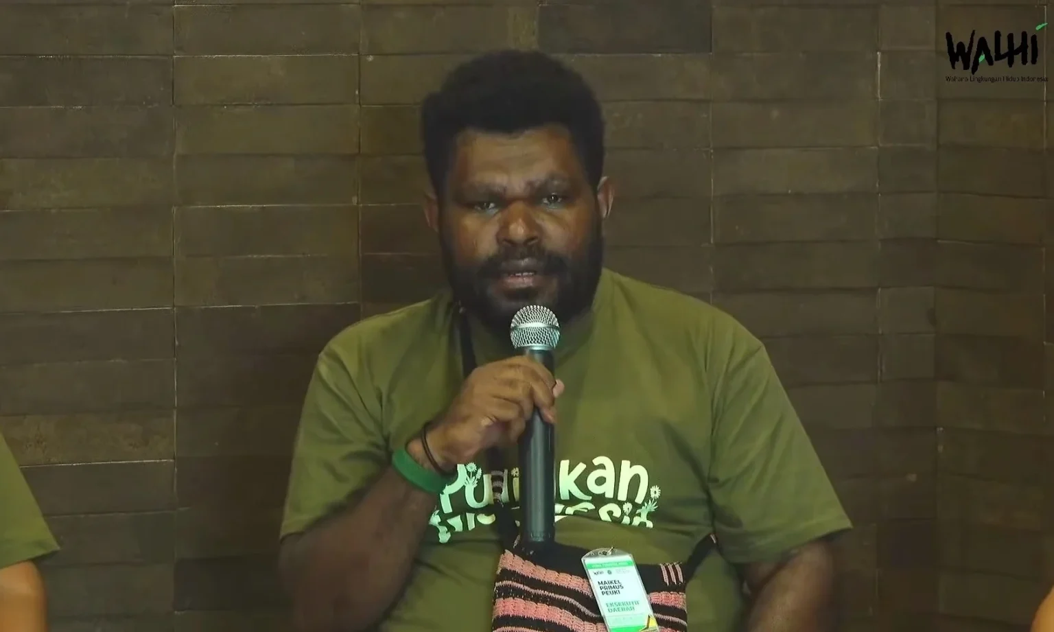 Direktur Eksekutif Wahana Lingkungan Hidup Indonesia (WALHI) Papua Maikel Primus. (Sumber: Dok. Walhi)