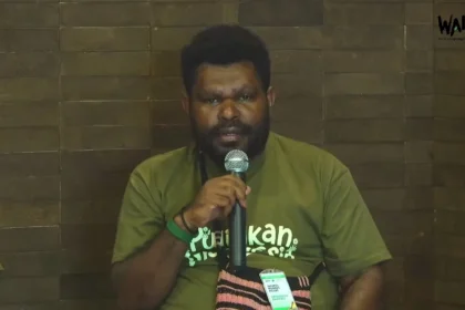 Direktur Eksekutif Wahana Lingkungan Hidup Indonesia (WALHI) Papua Maikel Primus. (Sumber: Dok. Walhi)