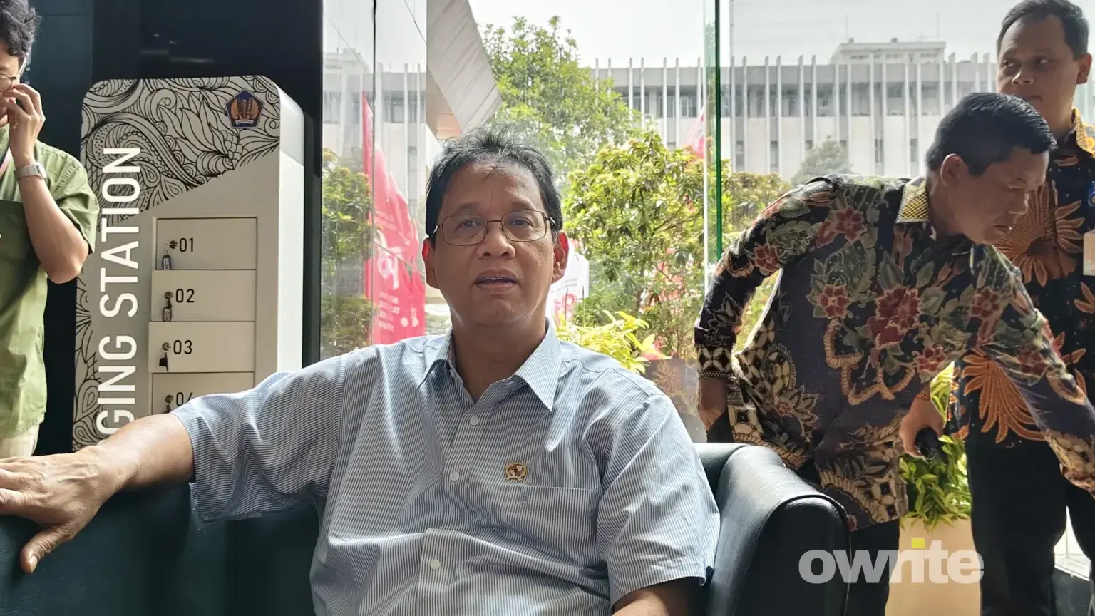 Menteri Keuangan Purbaya Yudhi Sadewa di Kantor Kemenkeu (sumber: Owrite/Anisa Aulia)