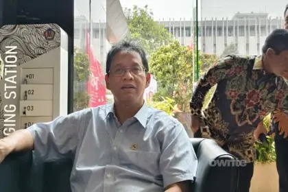 Menteri Keuangan Purbaya Yudhi Sadewa di Kantor Kemenkeu (sumber: Owrite/Anisa Aulia)