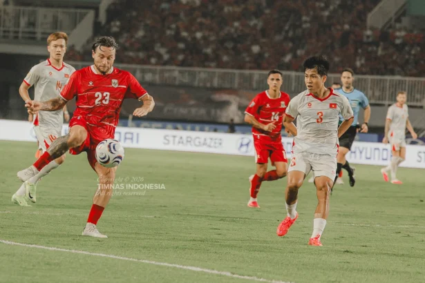 Laga Timnas Indonesia.