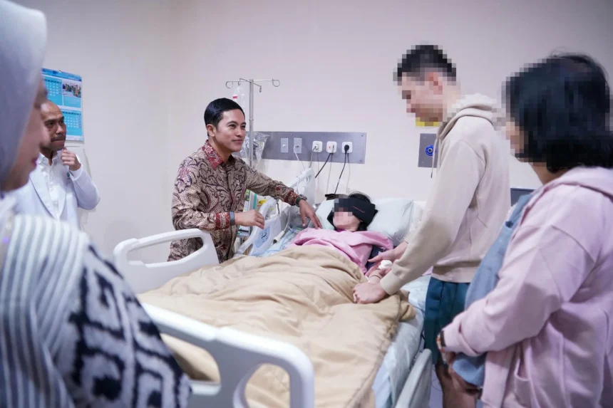 Pasien open fetal surgery setelah menjalan tindakan oleh tim medis, di RSAB Harapan Kita, Jakarta, 25 Agustus 2026.