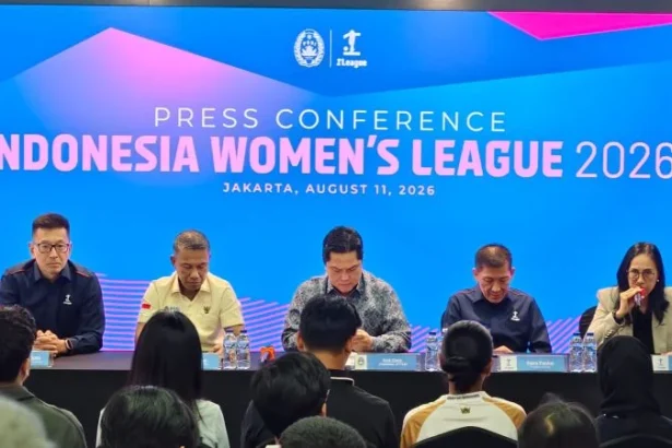PSSI dan jajaran petinggi I League konferensi pers.