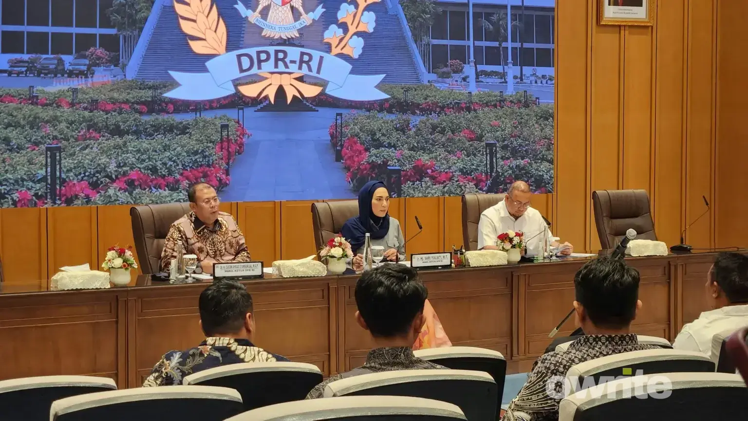 DPR RI menerima audiensi perwakilan Forum Komunikasi Rakyat Pati, 24 Agustus 2026, di Kompleks Parlemen, Jakarta.