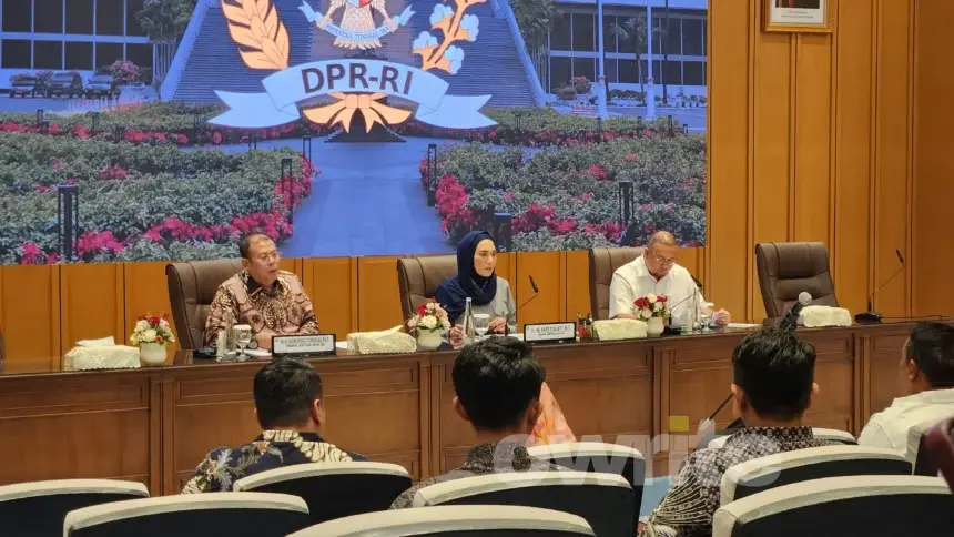 DPR RI menerima audiensi perwakilan Forum Komunikasi Rakyat Pati, 24 Agustus 2026, di Kompleks Parlemen, Jakarta.