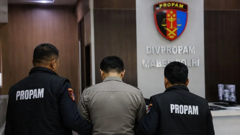 Ilustrasi Mabes Polri amankan perwira polisi.