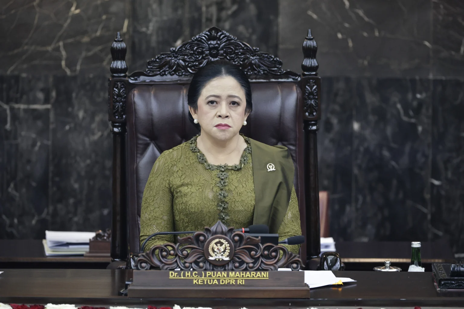 Ketua DPR RI Puan Maharani di Sidang Tahunan DPR tahun 2026. (Sumber: Dok. DPR)