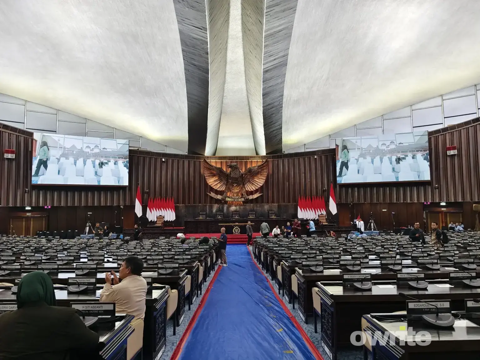 Ruang Sidang Paripurna DPD RI.