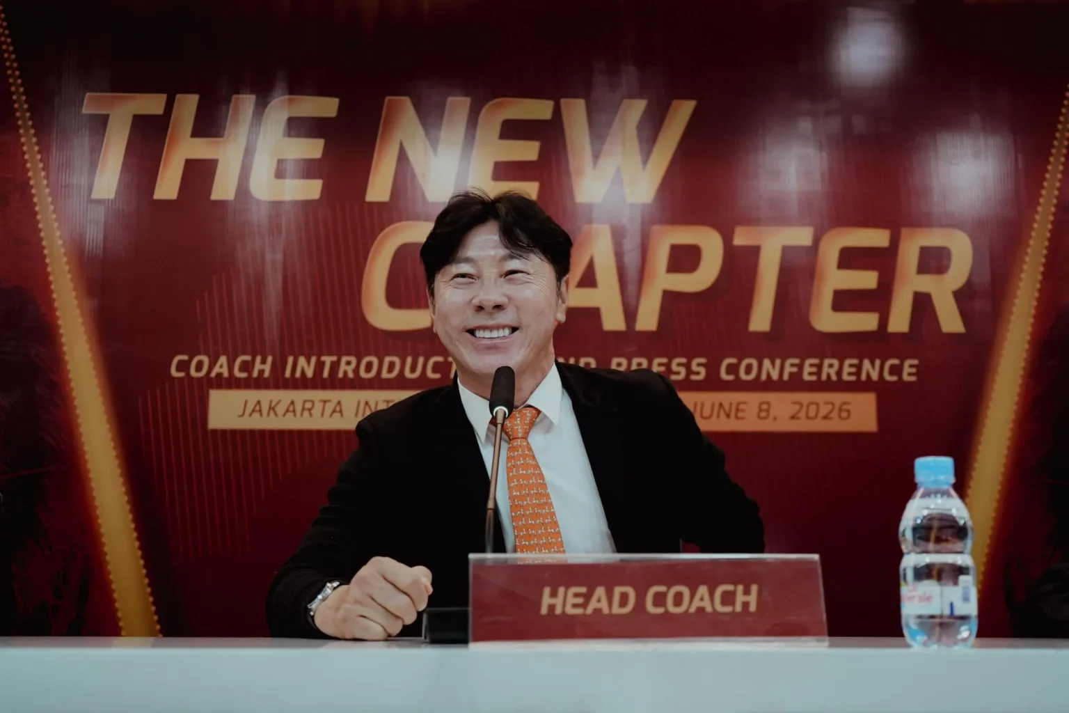 Pelatih Kepala Persija Jakarta Shin Tae-yong, 8 Juni 2026 di JIS.