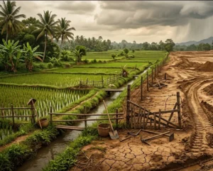Ilustrasi lahan pertanian
