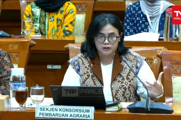 Sekjen Konsorsium Pembaruan Agraria (KPA) Dewi Kartika.