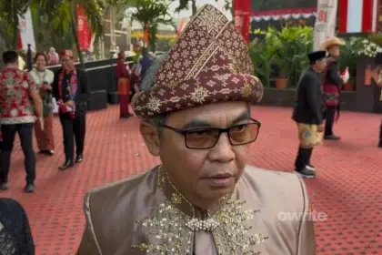 Ketua KPK Setyo Budiyanto di gedung KPK, 17 Agustus 2026.