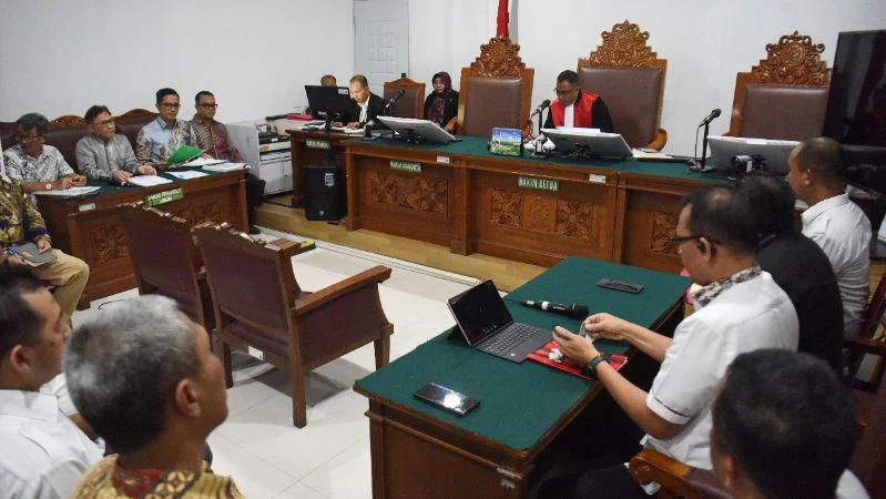 Sidang praperadilan yang diajukan Febrie Adriansyah di Pengadilan Negeri Jakarta Selatan.