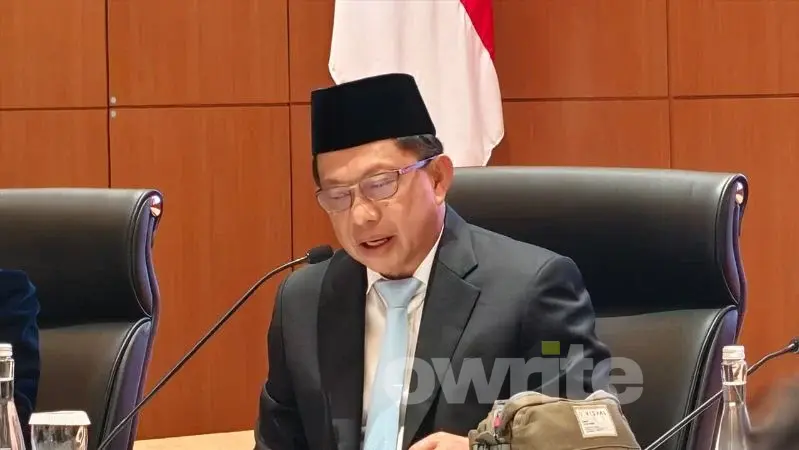 Menteri Dalam Negeri Tito Karnavian mengatakan Konferensi Pers RAPBN & Nota Keuangan Tahun Anggaran 2027 di Kantor Pusat Direktorat Jenderal Pajak (DJP), Jumat, (14/8).