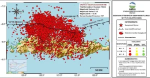 Update Gempa Bumi Susulan di Flores NTT, 31 Agustus 2026. (Sumber: IG @infobmkg)