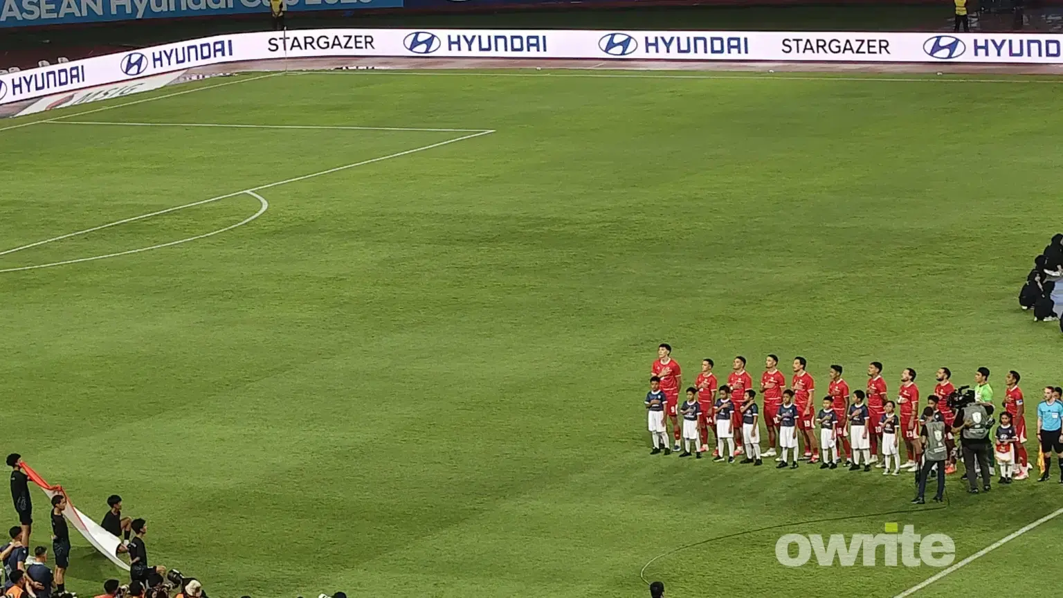Timnas Indonesia vs Timnas Vietnam di Stadio Pakansari. (Sumber: Owrite/Hadi Febriansyah)