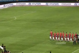 Timnas Indonesia vs Timnas Vietnam di Stadio Pakansari. (Sumber: Owrite/Hadi Febriansyah)