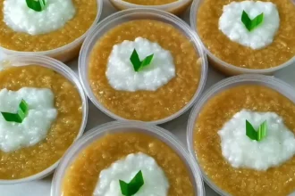 Penampakan bubur merah putih