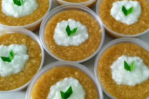 Penampakan bubur merah putih