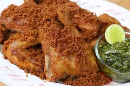 Ayam Goreng Padang ala Rumah Makan