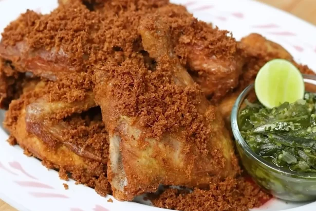 Ayam Goreng Padang ala Rumah Makan