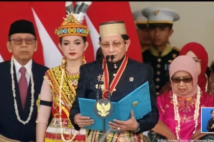 Menag Nasaruddin Umar dalam peringatan HUT ke-81 Kemerdekaan RI