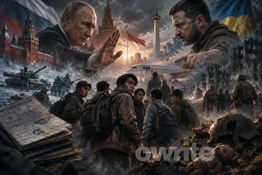 Ilustrasi WNI gabung Angkatan Bersenjata Rusia.