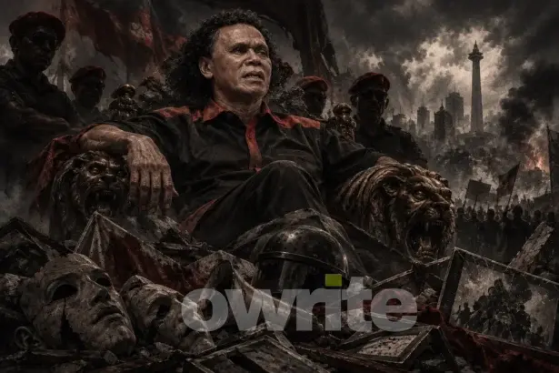Ilustrasi Ketua Umum GRIB Jaya Hercules.
