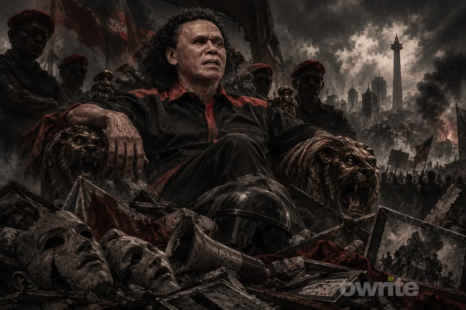 Ilustrasi Ketua Umum GRIB Jaya Hercules.