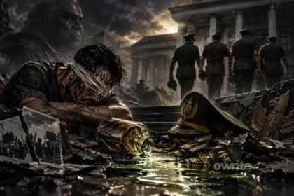 Ilustrasi putusan pembatalan pemecatan penyiram air keras terhadap Andrie Yunus.