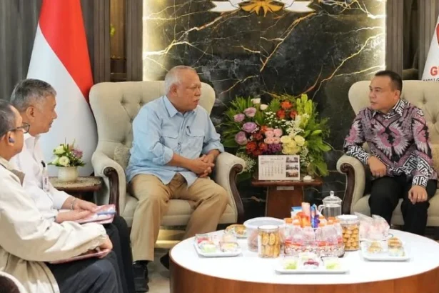 Wakil Ketua DPR RI Sufmi Dasco Ahmad dan Kepala Otorita IKN Basuki Hadimuljono.