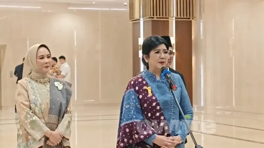 Gubernur Bank Indonesia Destry Damayanti usai pelantikan di Jakarta, 2 September 2026.