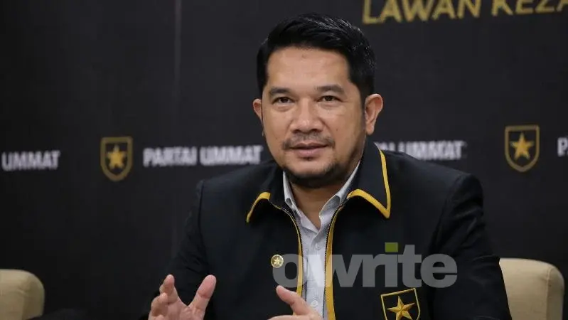 Mantan Ketua Umum Partai Ummat Ridho Rahmadi.