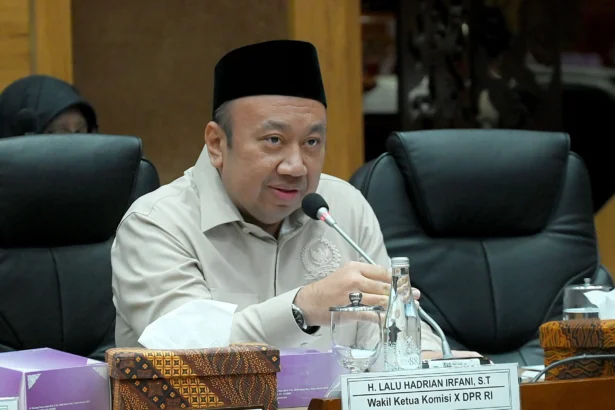 Wakil Ketua Komisi X DPR RI Lalu Hadrian Irfani.