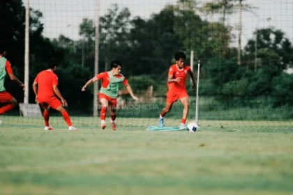 Latihan Timnas Indonesia U-20.