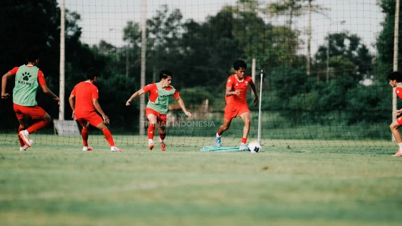 Latihan Timnas Indonesia U-20.