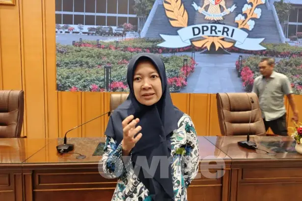 Pelaksana Harian (Plh) Direktur Meteorologi Publik BMKG Ida Pramuwardani di Gedung MPR/DPR. (Sumber: Owrite/Rika Pangesti)