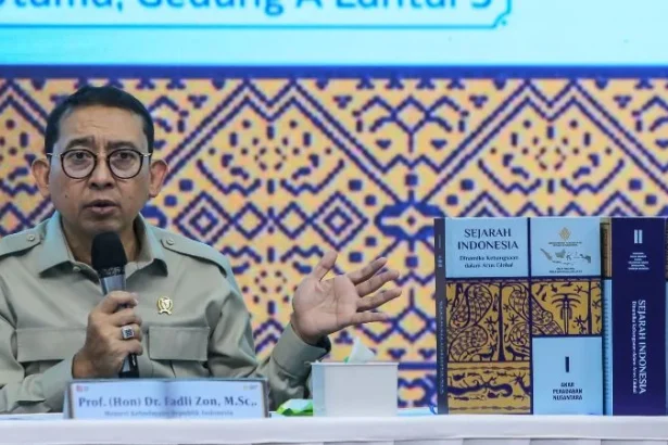 Menteri Kebudayaan RI Fadli Zon. ANTARA FOTO/Asprilla Dwi Adha