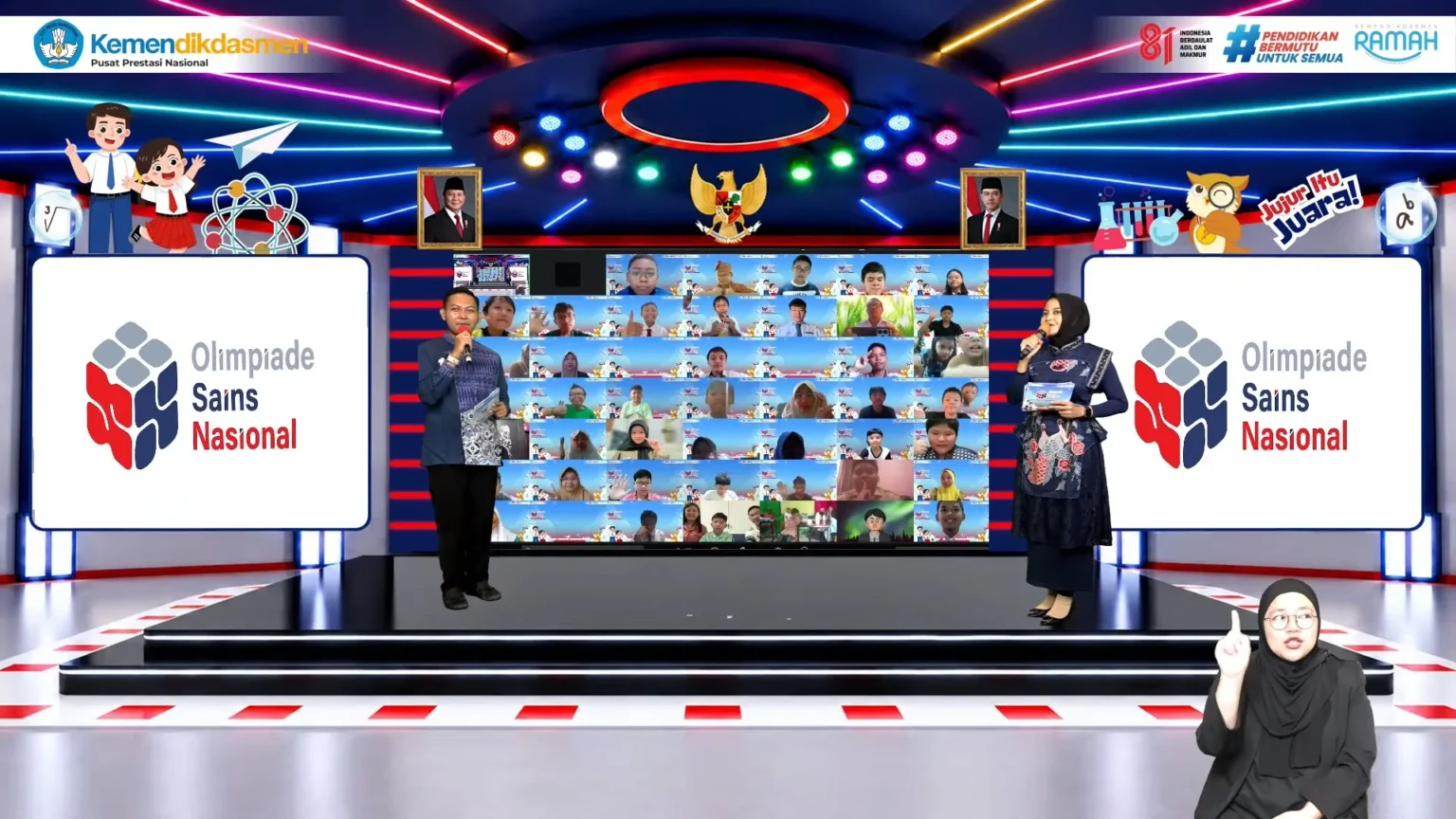 Acara OSN 2026 secara daring.