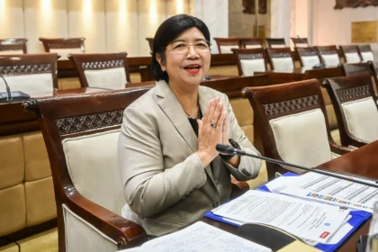 Gubernur Bank Indonesia (BI) Destry Damayanti. (Sumber: Antara Foto/Rivan Awal Lingga/nz)