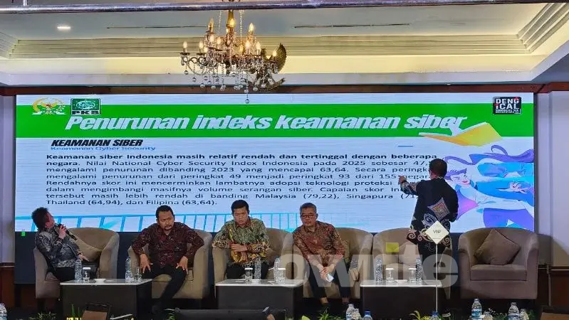 Diskusi publik yang dorong agar RUU Keamanan dan Ketahanan Siber (RUU KKS) segera dirampungkan. (Owrite/Rika Pangesti).